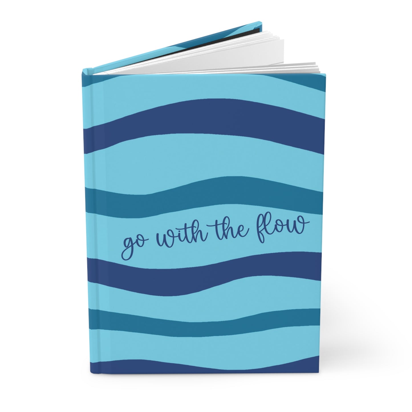 "Go with the Flow" Hardcover Journal Matte