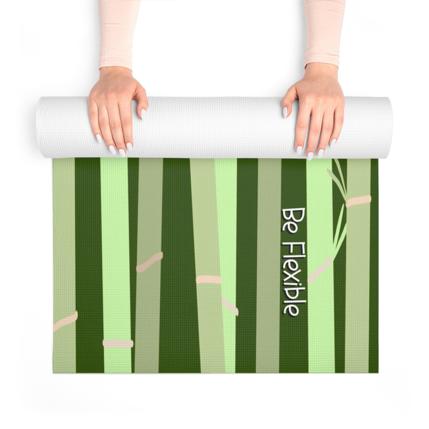 "Be Flexible" Foam Yoga Mat