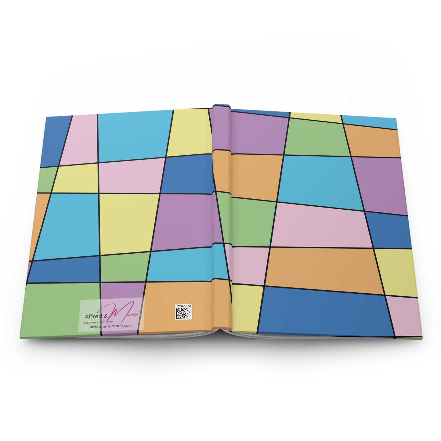 "Stained Glass Mosaic" Hardcover Journal Matte