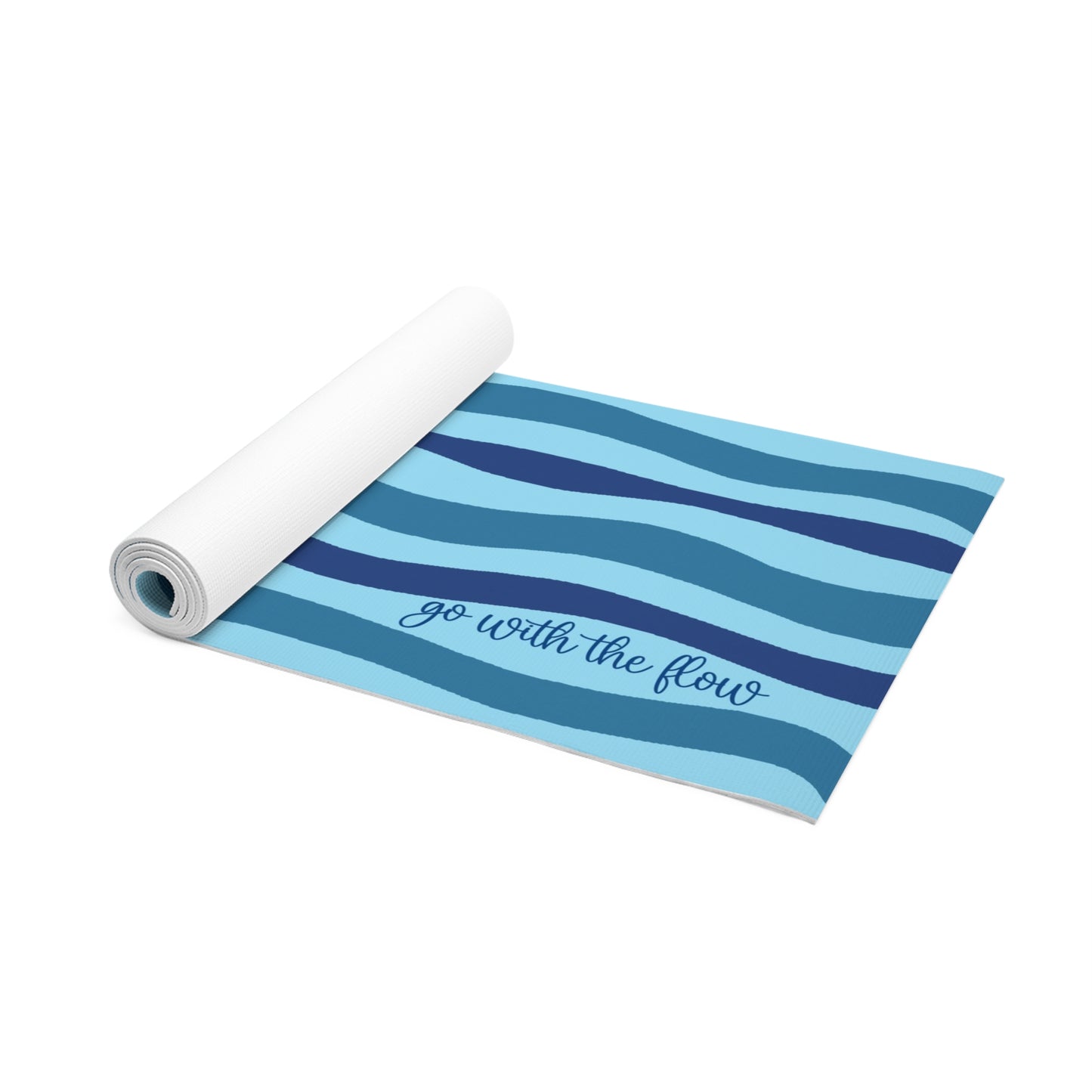 "Go With The Flow" Foam Yoga Mat